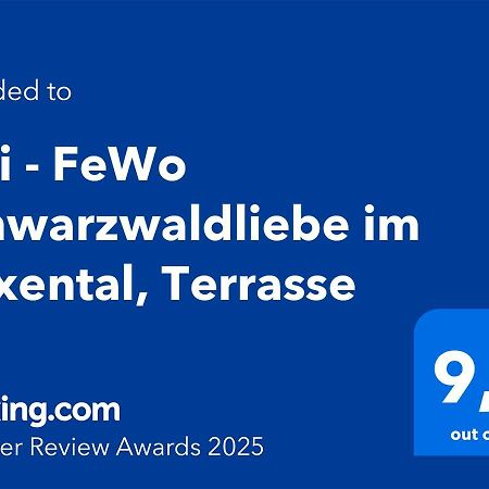 2 Zi - Fewo Schwarzwaldliebe Im Hexental, Terrasse 볼스츠웨일 외부 사진